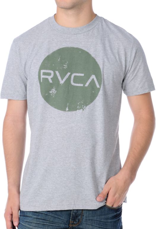 RVCA Dotty Grey Tee Shirt