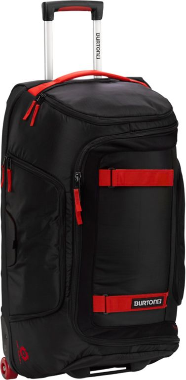 Burton Wheelie Tech Light 28in Black & Red Roller Bag