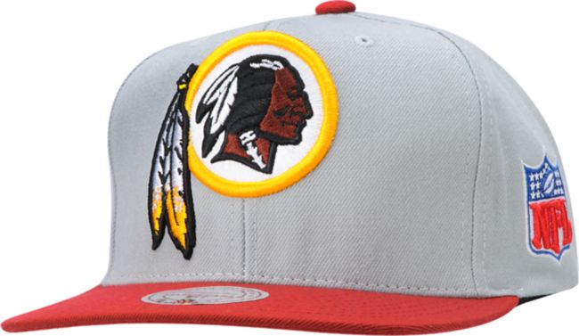NFL Mitchell & Ness Washington Redskins Grey XL Snapback Hat