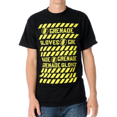 Grenade Danger Black Tee Shirt
