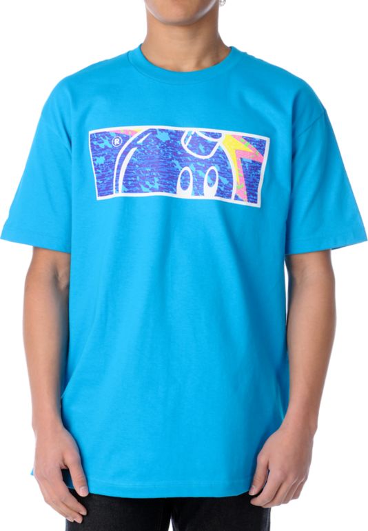The Hundreds Splat Turquoise Tee Shirt