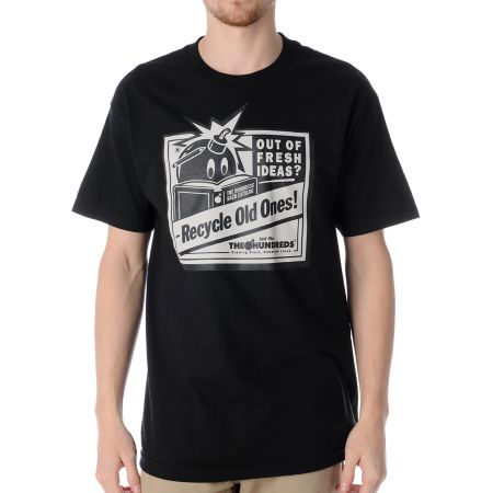 The Hundreds Recycled Black Tee Shirt