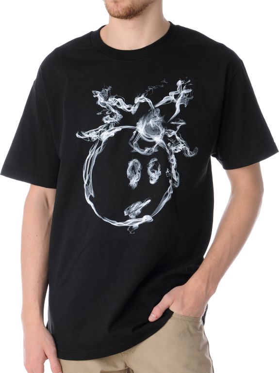 The Hundreds Smoke Adam Black Tee Shirt