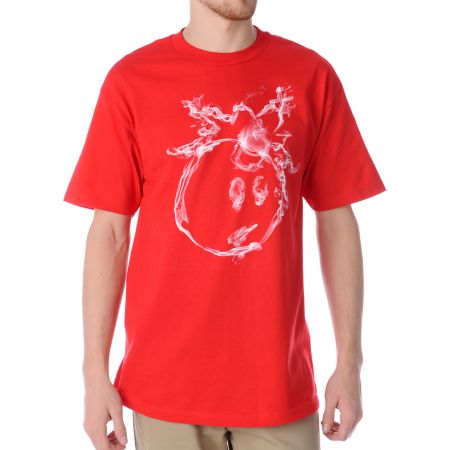 The Hundreds Smoke Adam Red Tee Shirt 
