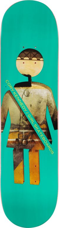 Girl Kennedy Art Dump 8.0" Skateboard Deck