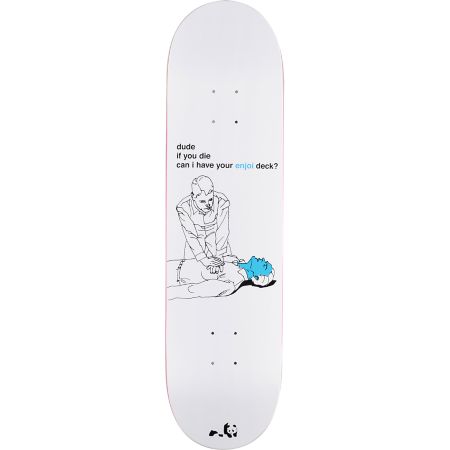 Enjoi CPR White 8.4" Skateboard Deck