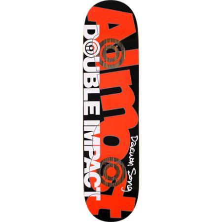 Almost Daewon Line Work 7.9" Double Impact Skateboard Deck