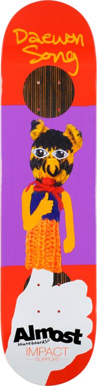 Almost Daewon Finger Puppet 7.75" Impact Support Skateboard