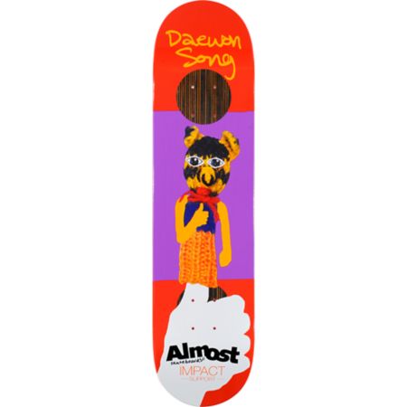 Almost Daewon Finger Puppet 7.75" Impact Support Skateboard