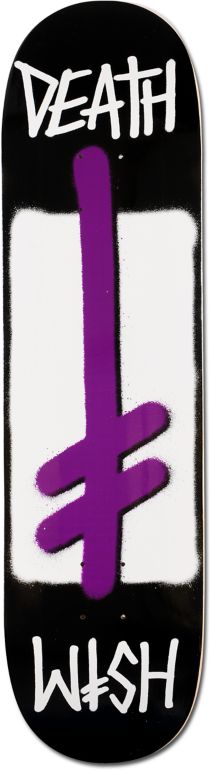 Deathwish Purple Power 8.25" Team Skateboard Deck