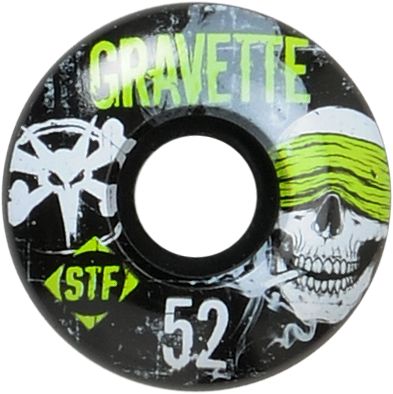 Bones Gravette Hostage 52mm Street Formula Skateboard Wheels