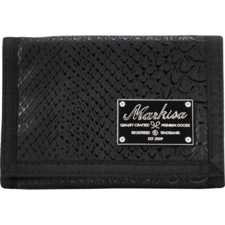 Markisa The Rundown Black Tri-Fold Wallet