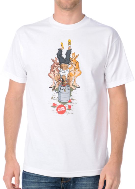 Skate Mental Keg Stand P White Tee Shirt