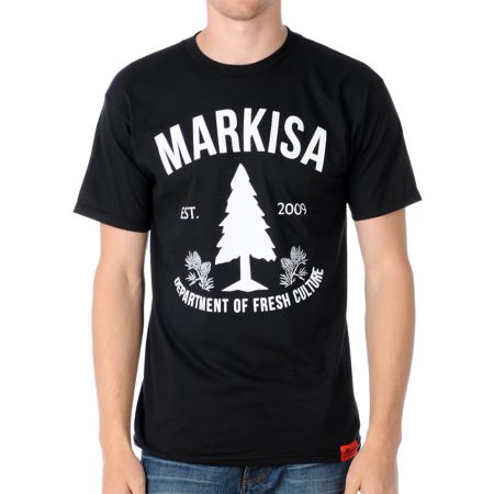 Markisa Fresh Culture Black Tee Shirt