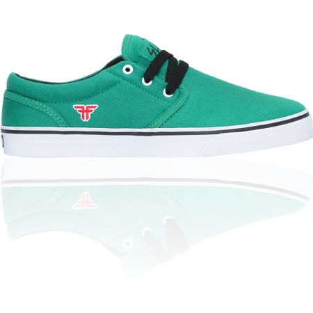 Fallen The Easy Green & Red Skate Shoe