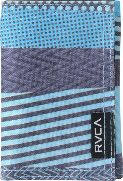 RVCA Mended Teal Tri-Fold Wallet