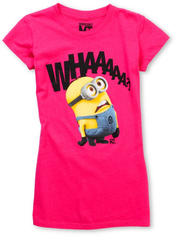 Bitter Sweet Whaaa? Despicable Me Pink Tee