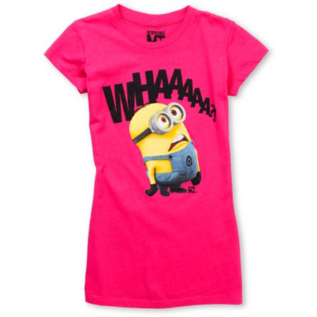Bitter Sweet Whaaa? Despicable Me Pink Tee