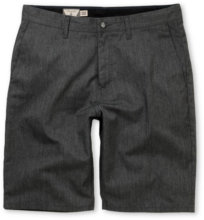 Volcom Frickin Modern Charcoal Chino Shorts
