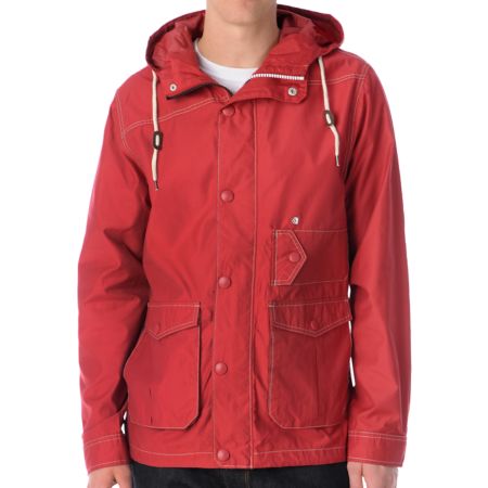 Volcom Down The Hatch Red Jacket