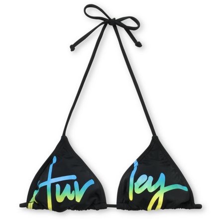Hurley Logo Black Triangle Bikini Top