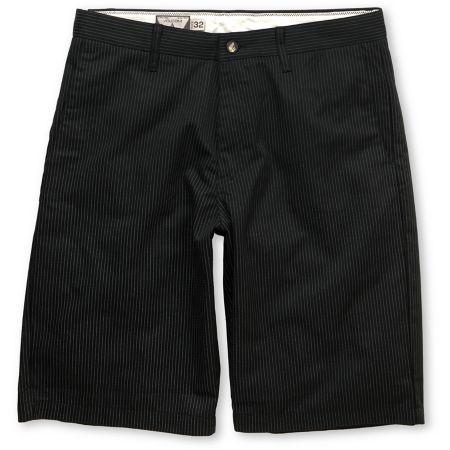 Volcom Frickin Modern Black Pin Stripe Chino Shorts