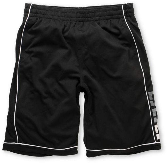 DC Overtime Black Mesh Shorts