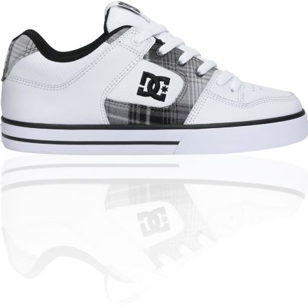 DC Pure XE White & Black Skate Shoe