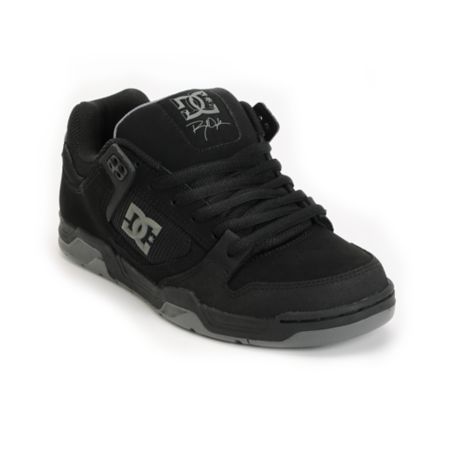 DC Flawless Dyrdek Black, Battleship & Black Skate Shoes
