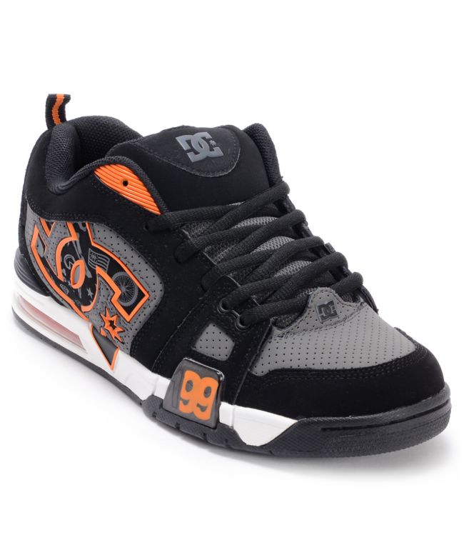 DC Frenzy TP Frenzy Black & Battleship Skate Shoe