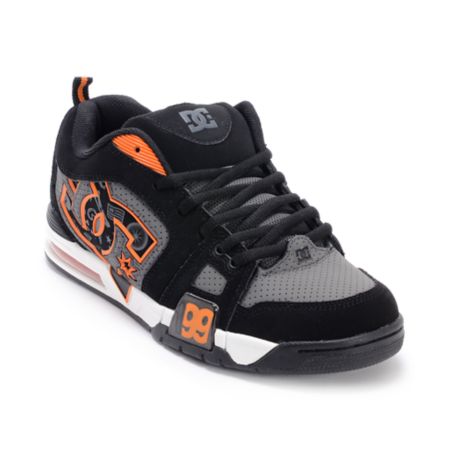 DC Frenzy TP Frenzy Black & Battleship Skate Shoe