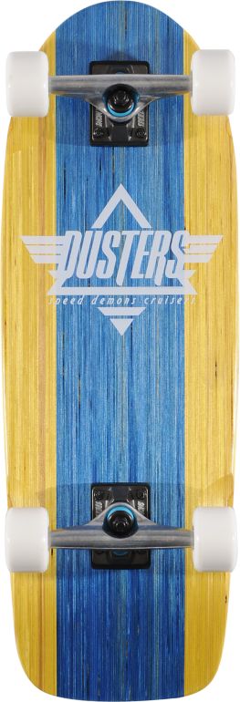Dusters Bogue Dusters Blue & Yellow Complete Cruiser Board