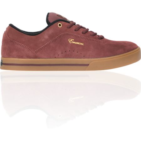 Emerica G Code Herman Burgundy & Gum Skate Shoe