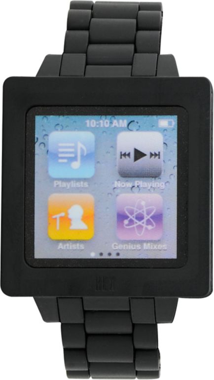 Hex Icon iPod Nano Black Watch Band