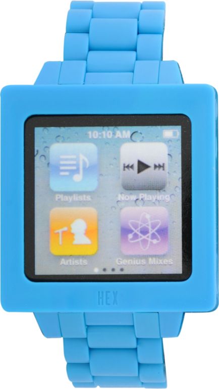 Hex Icon iPod Nano Blue Watch Band