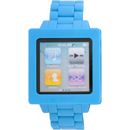 Hex Icon iPod Nano Blue Watch Band