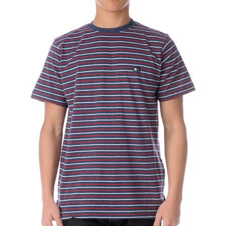 Fourstar Rijo Blue Striped Knit Tee Shirt