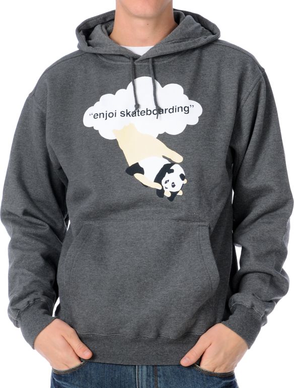 Enjoi G Given Charcoal Pullover Hoodie