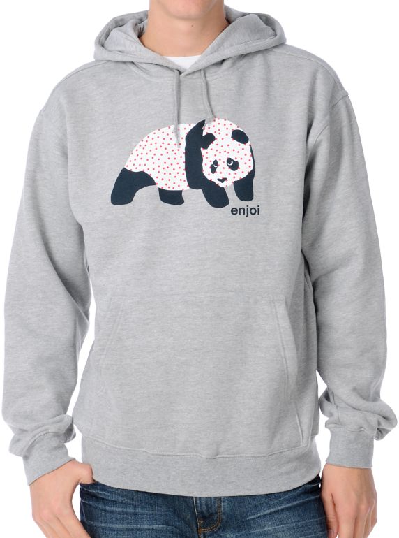 Enjoi Sick Panda Grey Pullover Hoodie