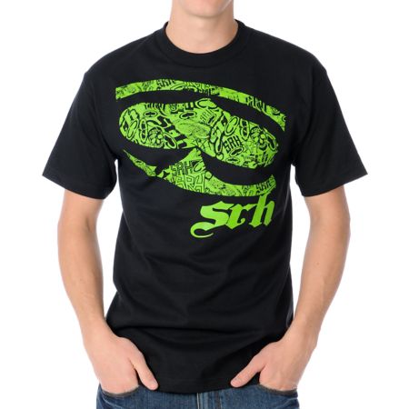 SRH History X Black Tee Shirt