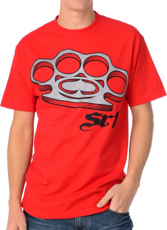 SRH Knuckle Up Red Tee Shirt