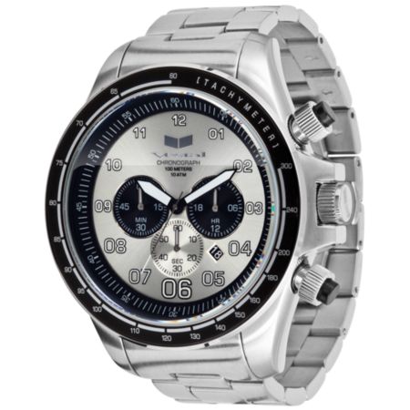 Vestal ZR-3 Silver Guys Chronograph Watch