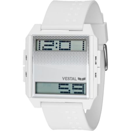 Vestal Digichord White Guys Digital Watch
