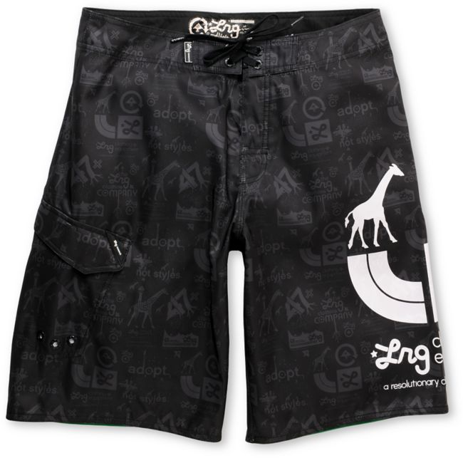 LRG Core Logo Charcoal Grey Board Shorts