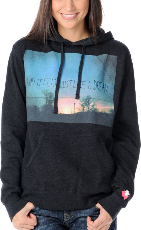 Glamour Kills How It Feels Charcoal Pullover Hoodie