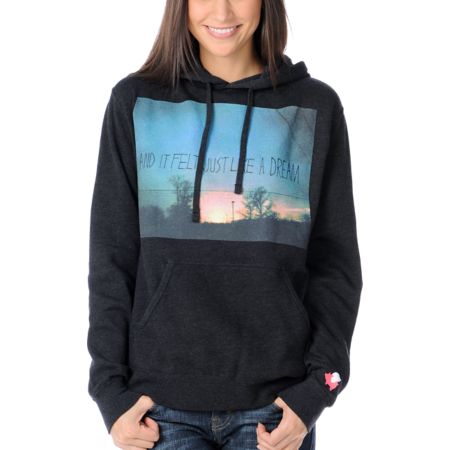 Glamour Kills How It Feels Charcoal Pullover Hoodie