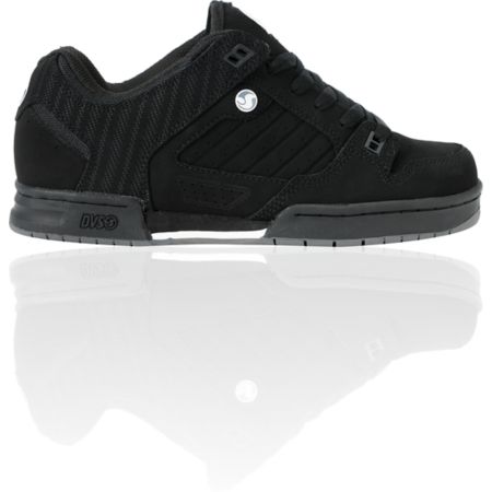 DVS Militia Black Nubuck Skate Shoe