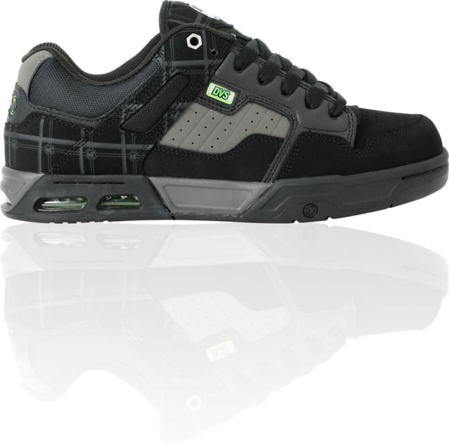 DVS Enduro Heir Black & Grey Nubuck Skate Shoes