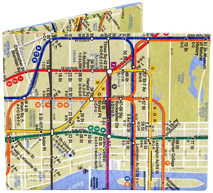 Mighty Wallet NYC Subway Bifold Wallet