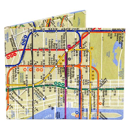 Mighty Wallet NYC Subway Bifold Wallet